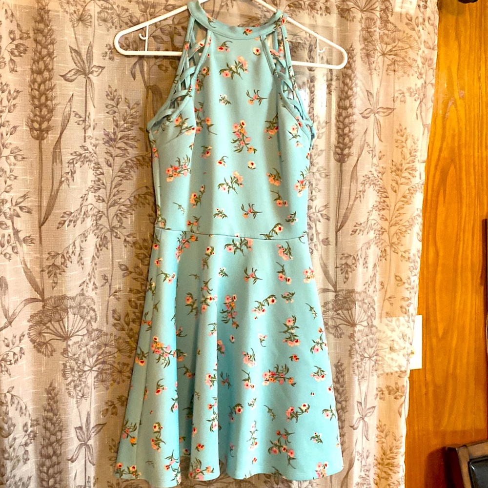 No boundaries light blue dress